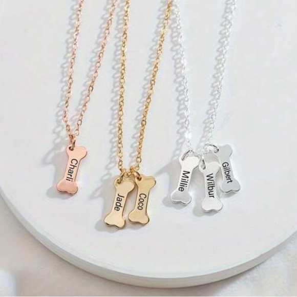 Jewelry - Boutique | CUSTOM Gold and Silver Bone Pendant Necklaces